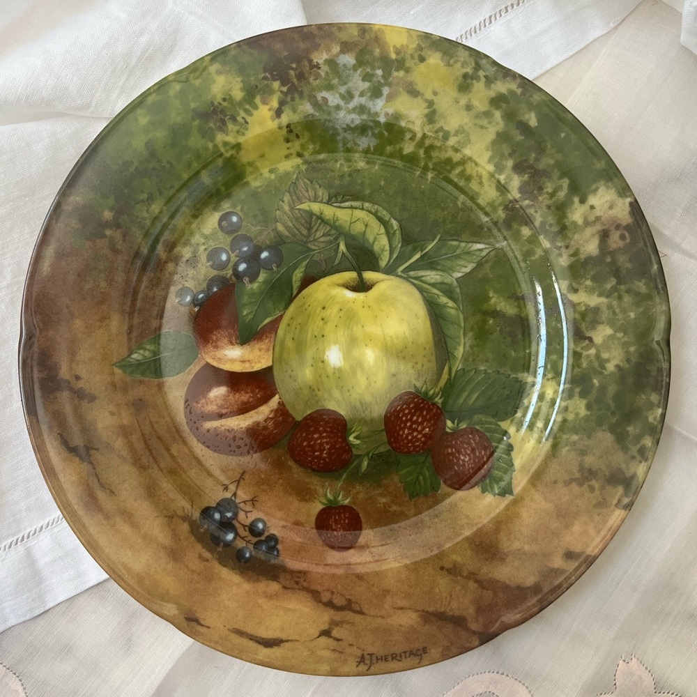 Rochard Limoges France 7.5in fruit plates